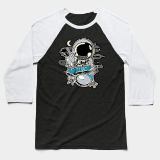 Astronaut Drummer • Funny And Cool Sci-Fi Cartoon Drawing Design Great For Anyone That Loves Astronomy Art Baseball T-Shirt